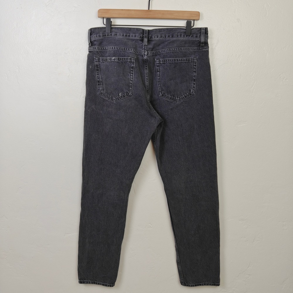 COS Mens Pillar Jeans 32x32 Charcoal Grey Denim Straight Leg Minimalist Normcore - Picture 7 of 11